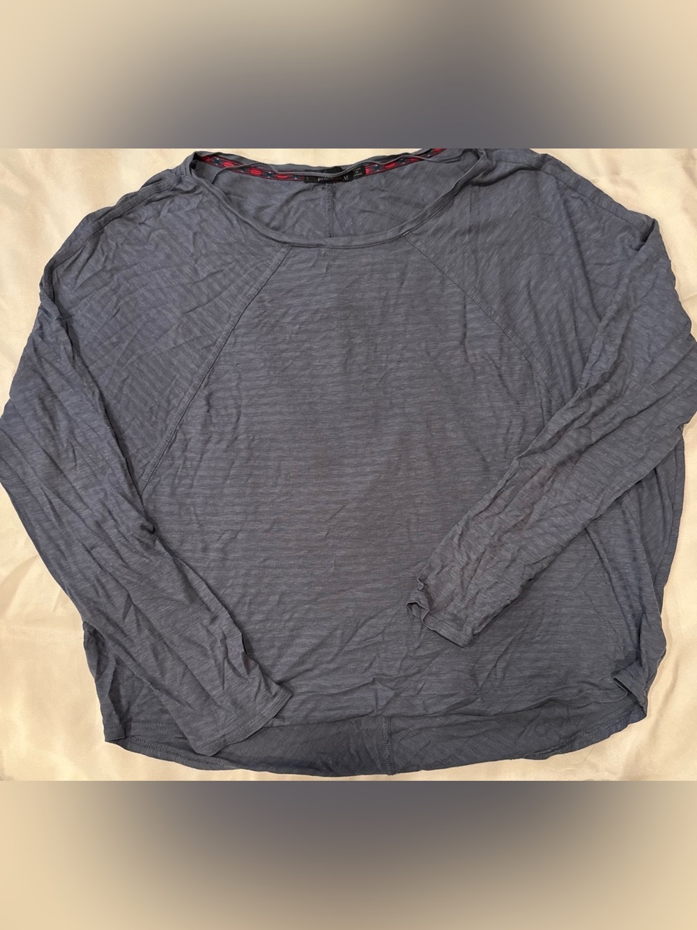 Prana Loose-fit Lightweight Blue-Gray Long Sleeve Top